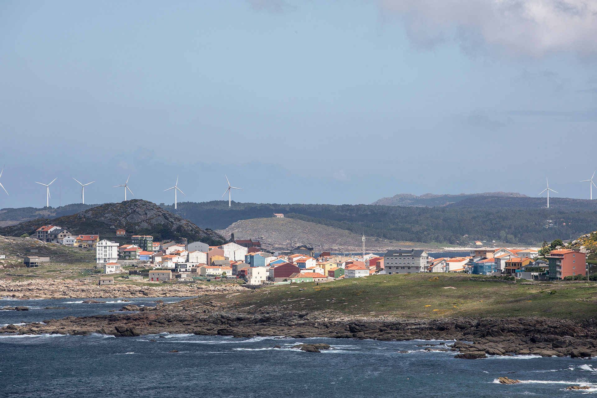 Vistas de Muxía desde el Parador Costa da Morte