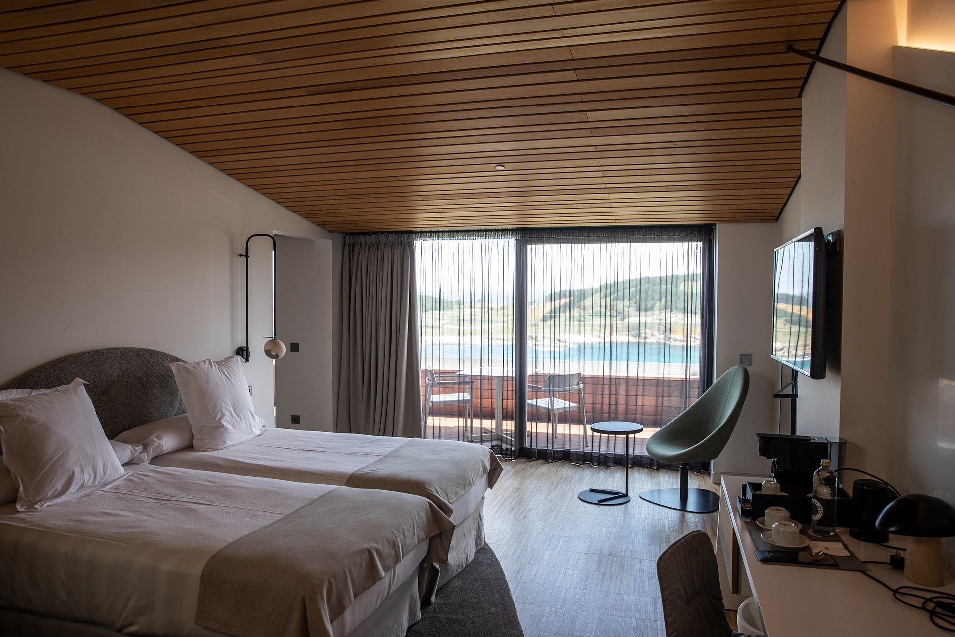 Vistas desde una suite del Parador Costa da Morte