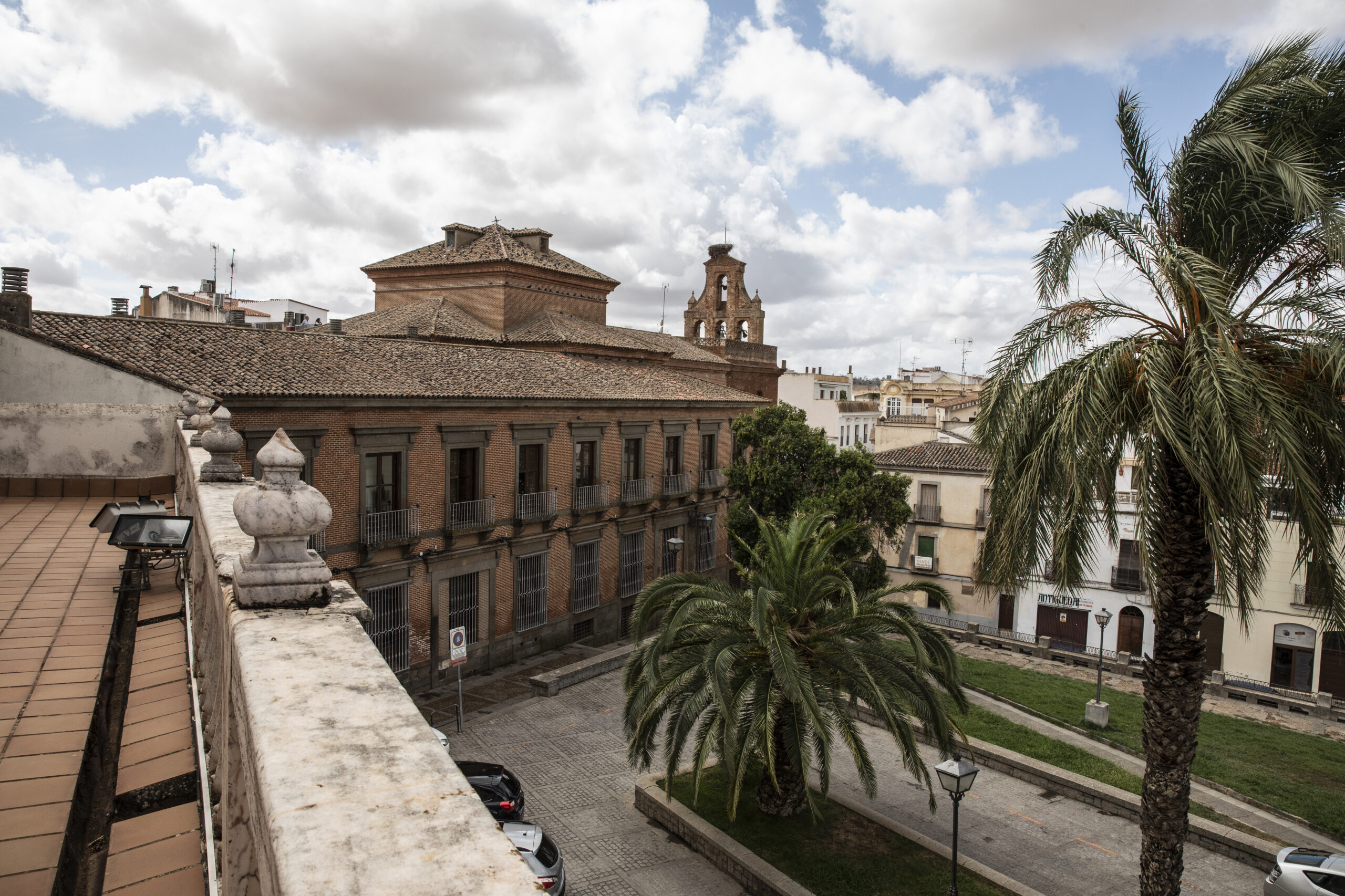 Vistas desde la terraza del habitación 314 del Parador de Zafra