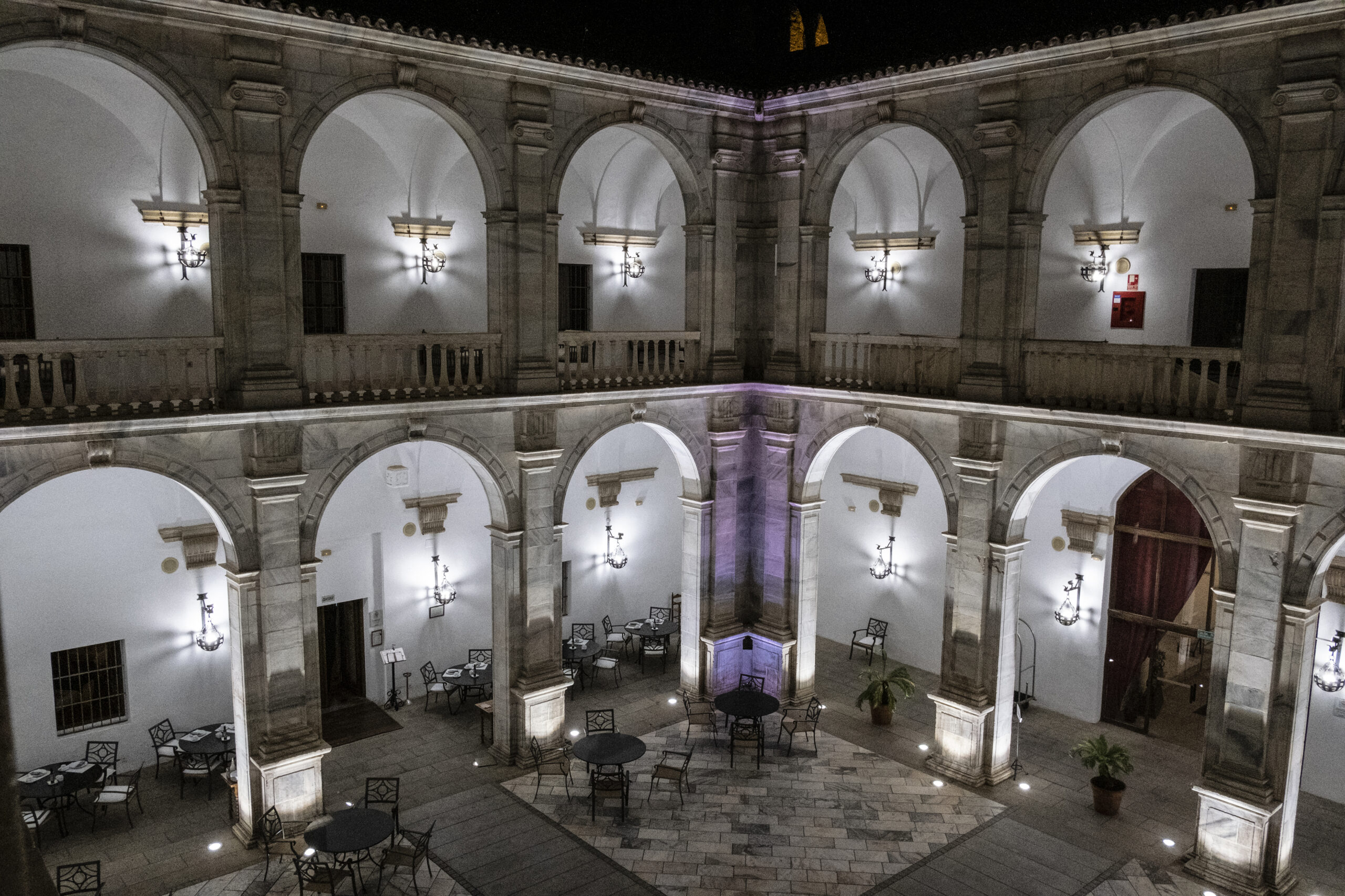 El patio renacentista del Parador de Zafra