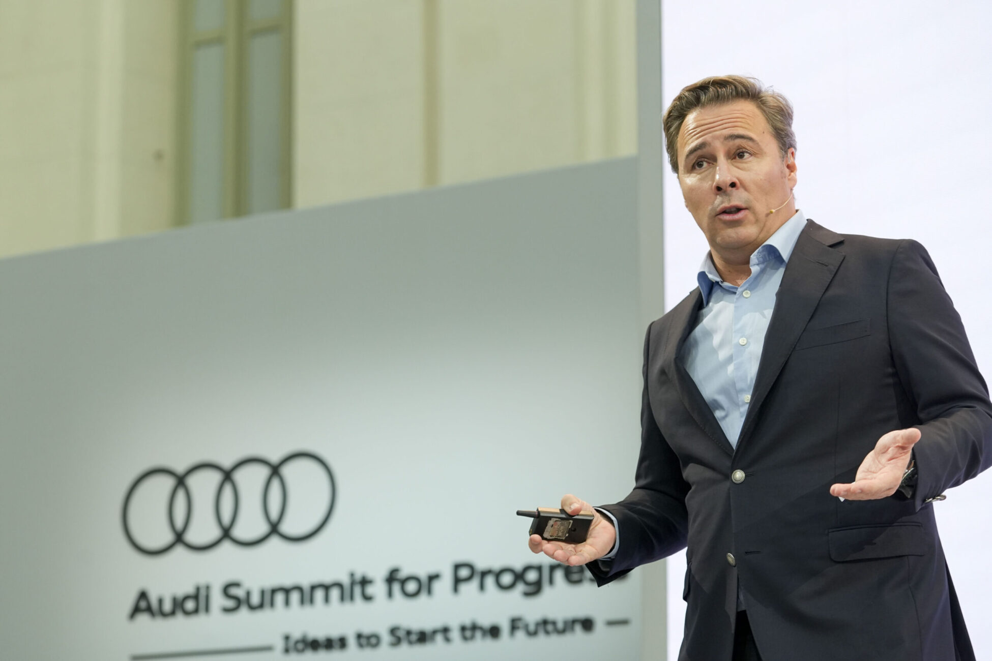 Dimas Gimeno en el Audi Summit for Progress