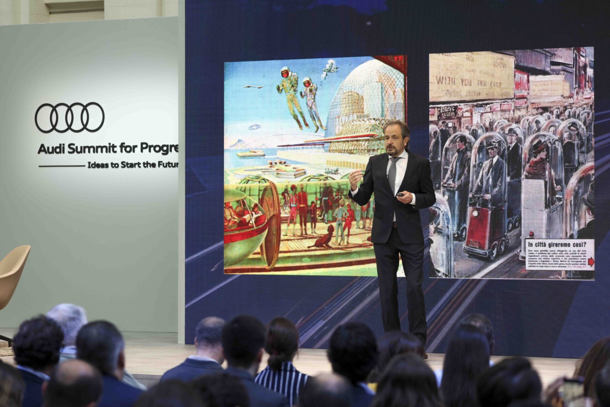 Carlo van De Weijer en el Audi Summit for Progress