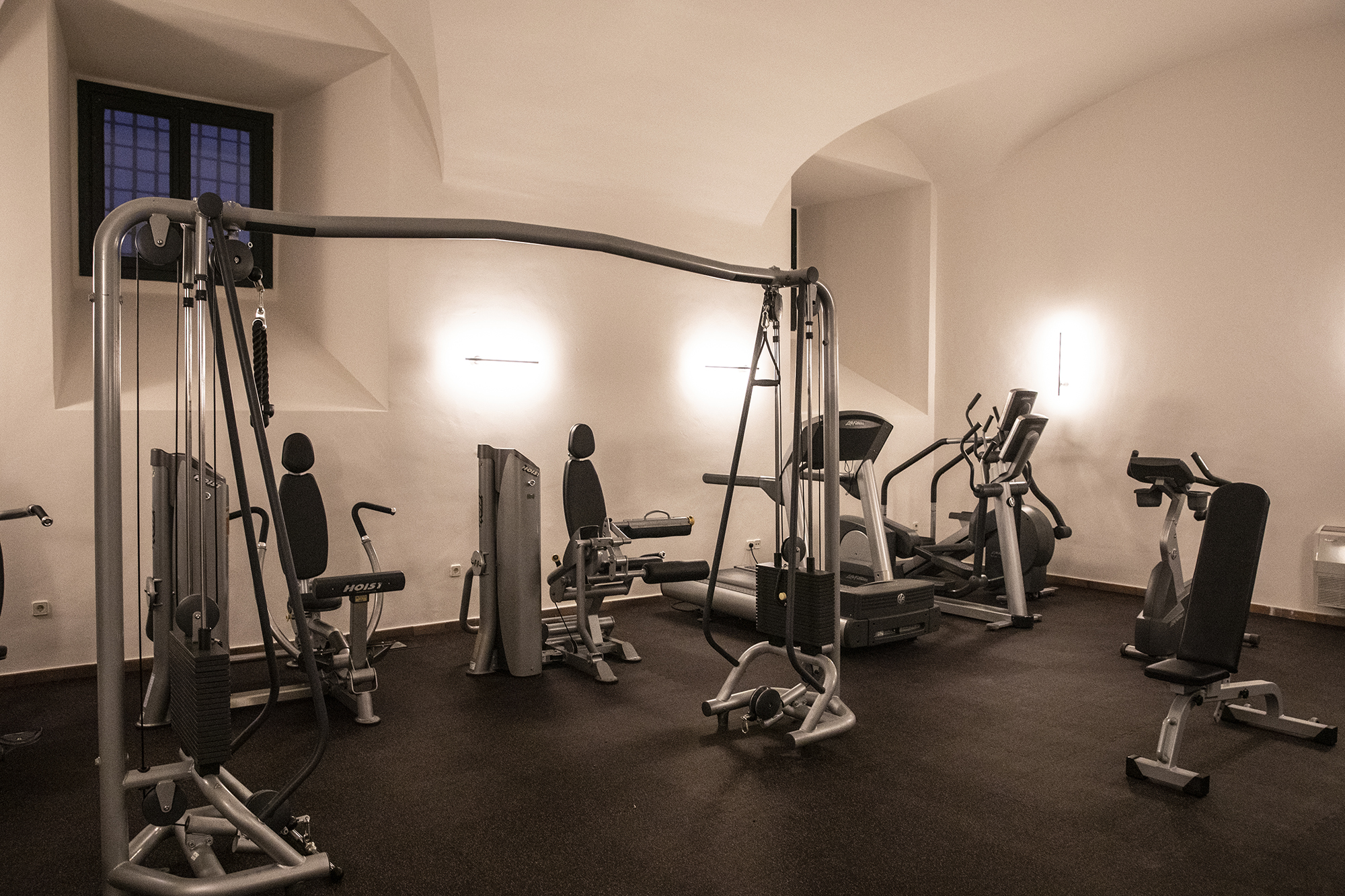 El gimnasio del Parador de Lerma